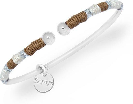 Scmyk armband BG-264 E Havana Spritz zilverkleurig, Sieraden, Tassen en Uiterlijk, Armbanden, Verzenden