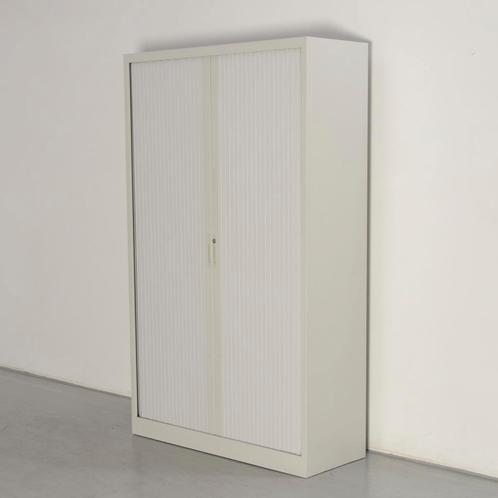 Officenow roldeurkast, lichtgrijs, 197 x 120 cm, incl. 4, Huis en Inrichting, Kasten | Roldeurkasten en Archiefkasten, Ophalen of Verzenden