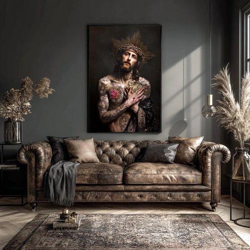Artxlife - Sacred Heart Christ Tattoo [XXL], Antiek en Kunst, Antiek | Boeken en Bijbels