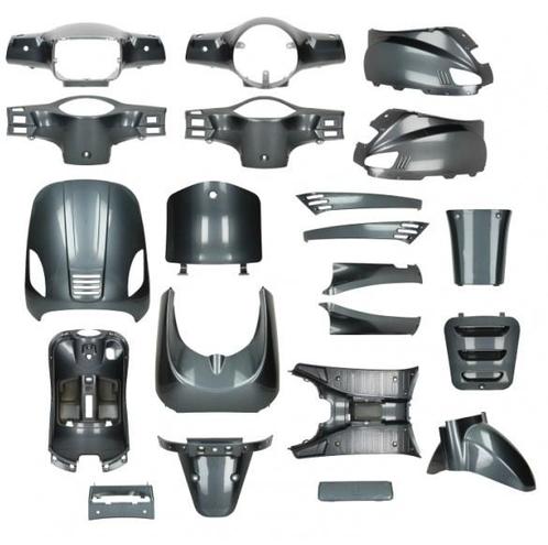 Kappenset Metallic donker grijs RSO Sense/Vx50 (S)/Riva, Fietsen en Brommers, Brommeronderdelen | Scooters, Nieuw, Overige merken