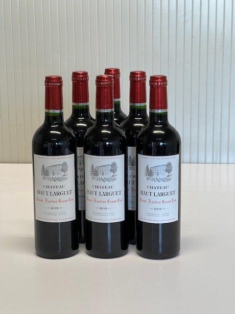 2018 Chateau Haut Larguet. Saint Emilion Grand Cru -, Verzamelen, Wijnen