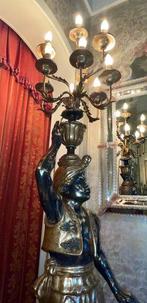 Candelabra vloerlamp - Smeedijzer - Groot Venetiaans Moor