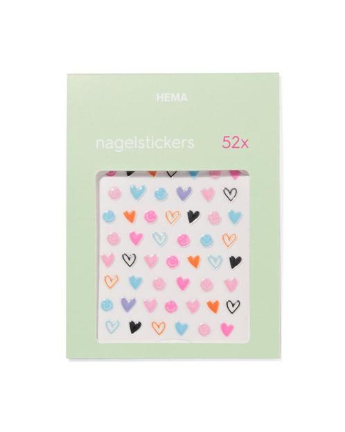 HEMA Nagelstickers hartjes - 52 stuks, Sieraden, Tassen en Uiterlijk, Uiterlijk | Cosmetica en Make-up, Nieuw, Verzenden