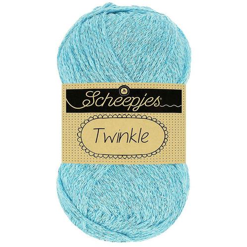 Scheepjes Twinkle - 919 babyblauw - Katoen Glittergaren me, Hobby en Vrije tijd, Breien en Haken, Ophalen of Verzenden