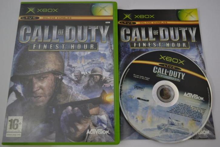 Call of Duty Finest Hour (XBOX), Spelcomputers en Games, Games | Xbox Original, 1 speler, Zo goed als nieuw, Verzenden