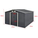 [en.casa] Tuinhuis tuinschuur met schuifdeur 277x319x192 cm, Verzenden, Nieuw