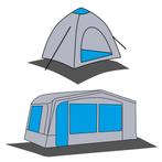 ProPlus Grondzeil - Extra sterk en dik - 4 x 6 meter - Zo..., Caravans en Kamperen, Ophalen of Verzenden, Nieuw