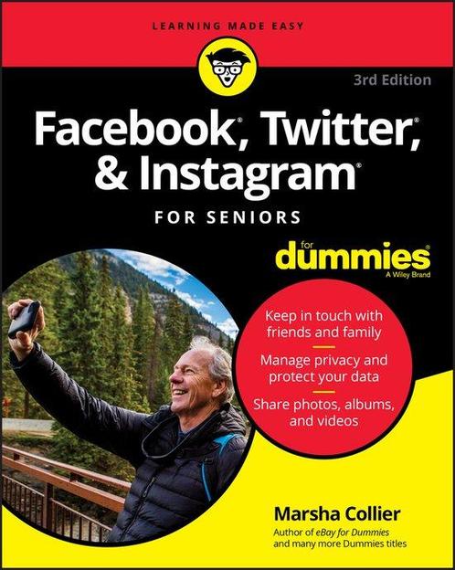Facebook, Twitter, & Instagram For Seniors For Dummies, Boeken, Overige Boeken, Gelezen, Verzenden