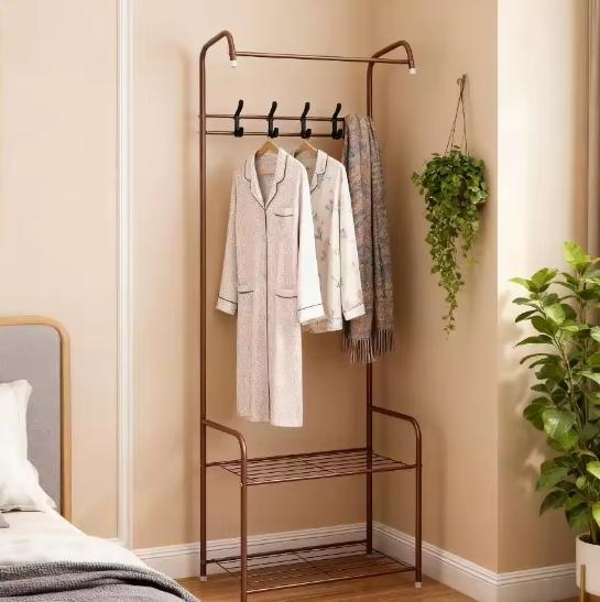 Metalen Kapstok met Plank en 4 Haken, Huis en Inrichting, Woonaccessoires | Kapstokken, Nieuw, Verzenden