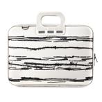 Bombata 15 inch Laptoptas - Black&White - 15,6 - Wit, Computers en Software, Laptoptassen, Verzenden, Nieuw