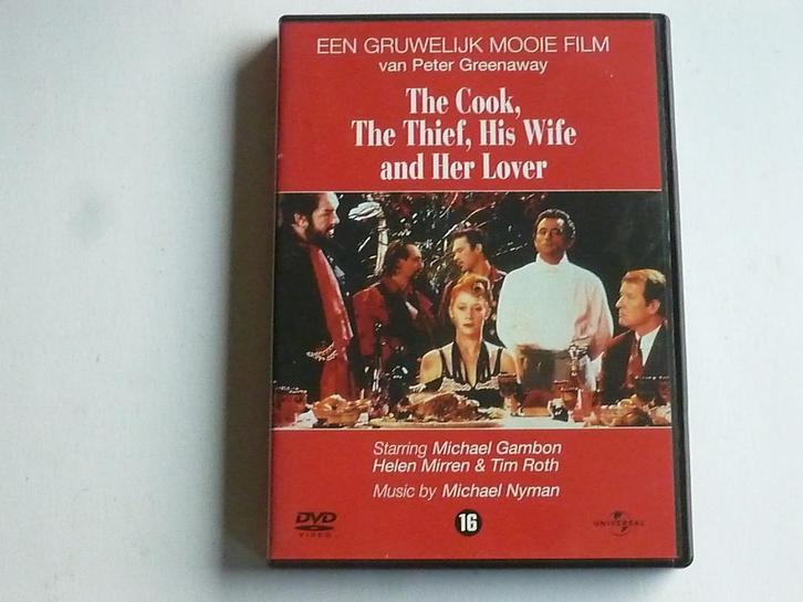 The Cook, The Thief, His Wife and her Lover - Peter Greenawa, Cd's en Dvd's, Dvd's | Filmhuis, Zo goed als nieuw, Verzenden