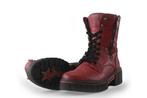 Mustang Veterboots in maat 41 Rood | 10% extra korting, Kleding | Dames, Schoenen, Verzenden, Overige typen, Mustang, Gedragen
