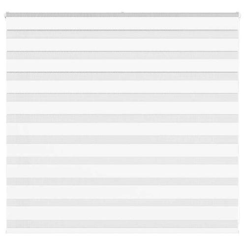vidaXL Zebra Blind 155x100 cm stofbreedte 150,9 cm polyester, Huis en Inrichting, Stoffering | Gordijnen en Lamellen, Wit, Nieuw