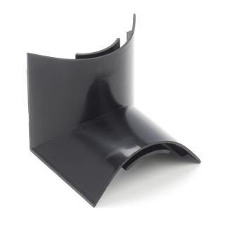 Kabelgoot hoek | Nedis | 12 mm kabel (PVC, Zwart), Doe-het-zelf en Verbouw, Elektra en Kabels, Nieuw, Verzenden