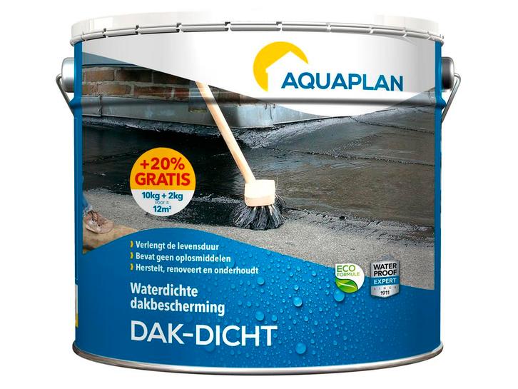 Aquaplan Aquaplan dak dicht 12 kg, Doe-het-zelf en Verbouw, Dakpannen en Dakbedekking, Nieuw, Verzenden
