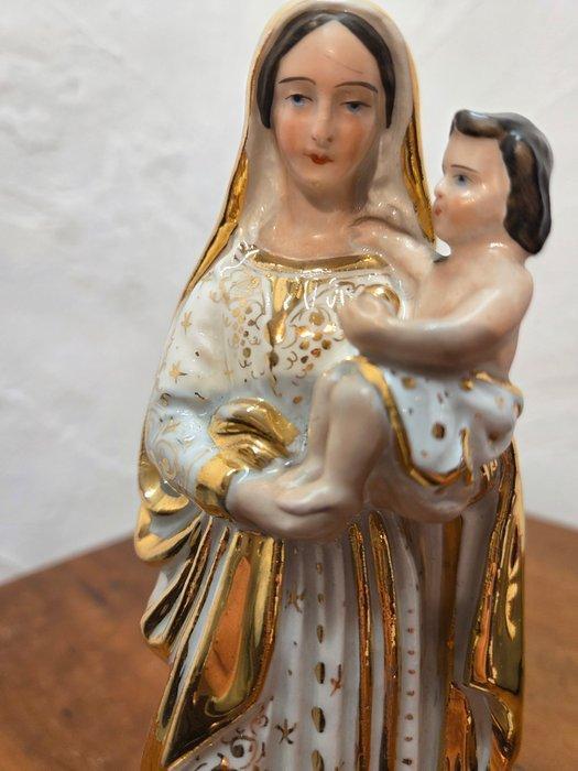 Beeld - Madonna met Kind in vieux bruxelles - Antiek -, Antiek en Kunst, Antiek | Boeken en Bijbels