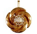 Hanger - 14 karaat Roségoud - Parel - Victorian antieke