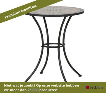 Siena Garden Prato Bistrotafel Keramiek Staal/Zwart beschikbaar voor biedingen