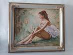 Europese school (XX) - Ballerina in Pink Tutu, Antiek en Kunst, Kunst | Schilderijen | Klassiek