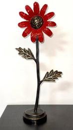 Derme Abdoulaye - sculptuur, Grande Fleur - 43 cm - Brons