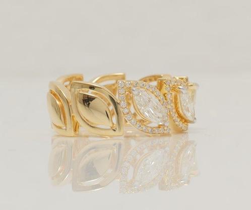Eeuwigheidsring - 14 karaat Geel goud - 1.78ct. tw. Diamant, Sieraden, Tassen en Uiterlijk, Antieke sieraden