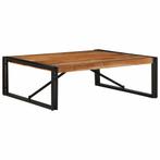 vidaXL Salontafel 100x100x35 cm massief acaciahout, 100 tot 150 cm, Verzenden, Vierkant, Nieuw