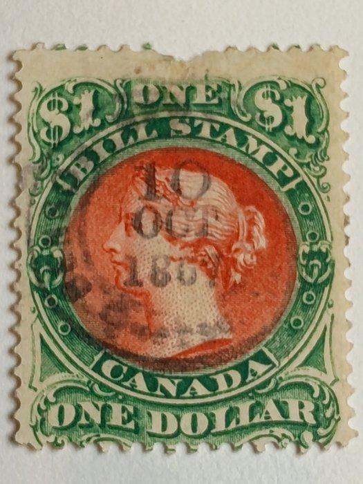 Canada 1865 - Canda one dollar 1867 - Canda 1867, Postzegels en Munten, Postzegels | Europa | UK
