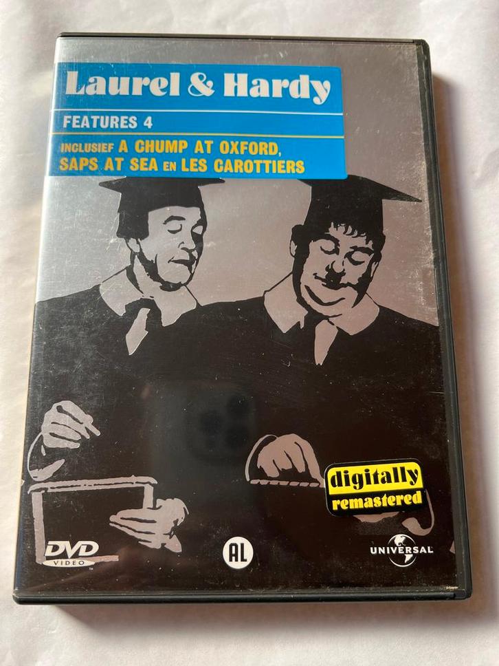 LAUREL & HARDY FEATURES 4 (DVD), Cd's en Dvd's, Dvd's | Overige Dvd's, Gebruikt, Verzenden