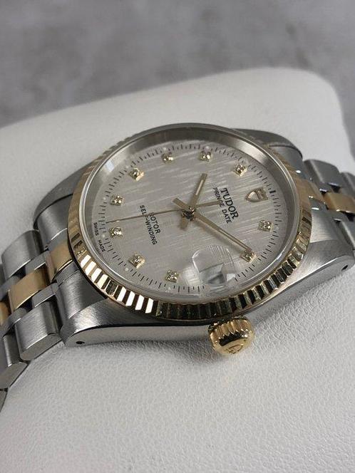 Tudor - Prince Date Automatic Diamond Dial - 72033 - Unisex, Sieraden, Tassen en Uiterlijk, Horloges | Antiek