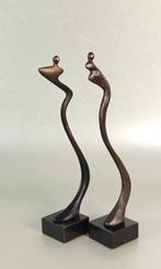 Corry Ammerlaan - Beeld, Gestileerd Mensfiguur 2x - 21 cm, Antiek en Kunst