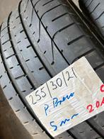 2 x Pirelli PZero 255-30-21 Zomerbanden 5mm, Auto-onderdelen, Banden en Velgen, Gebruikt, 255 mm, Band(en), Personenwagen