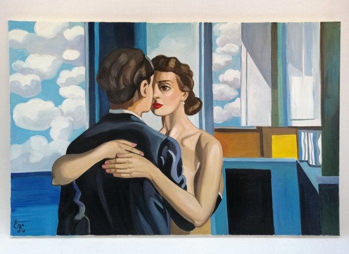 Elena Khmeleva - The Power of Love. Large. Œuvre originale,, Antiek en Kunst, Kunst | Schilderijen | Modern