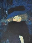 Gustav Klimt (after) - Dama - Original vintage poster -
