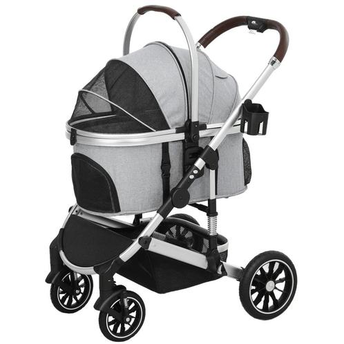 TRUUSK Opvouwbare 3-in-1 Hondenbuggy en Kattenwagen - Voor H, Dieren en Toebehoren, Honden-accessoires, Nieuw, Verzenden