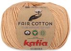 Katia Fair Cotton - 45 koperbruin - Biologisch Katoengaren, Hobby en Vrije tijd, Breien en Haken, Ophalen of Verzenden, Nieuw