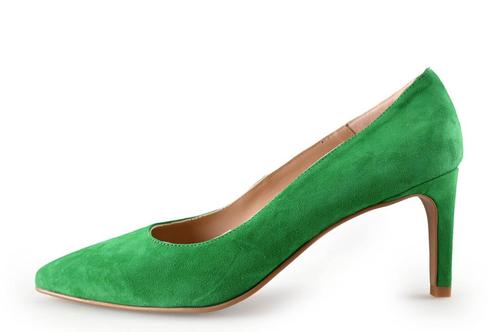 Linea Zeta Pumps in maat 41 Groen | 10% extra korting, Kleding | Dames, Schoenen, Groen, Zo goed als nieuw, Pumps, Verzenden