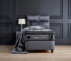 Opberg boxspring Hamilton 90x200 Grijs, Verzenden, Nieuw, Overige kleuren, Modern