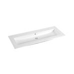 Wastafel Sanilux Classic 120x47x2,5 cm Keramiek Wit Enkel, Ophalen of Verzenden, Nieuw, Overige typen