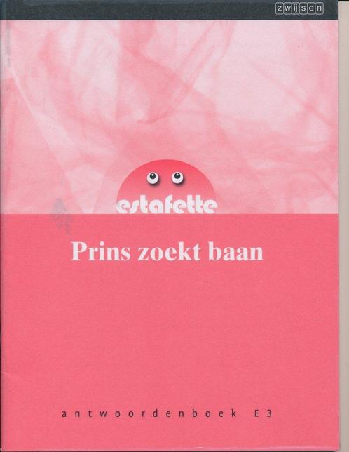 Estafette nieuw antwoordenboek E3 Prins zoekt baan, Boeken, Schoolboeken, Nieuw, Verzenden