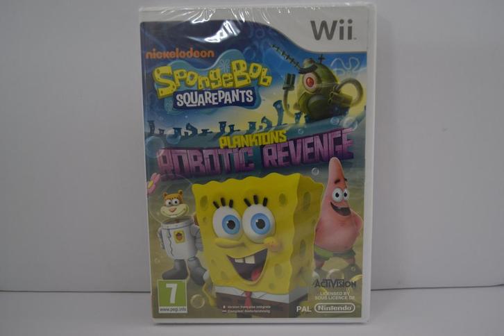 Spongebob Squarepants - Planktons Robotic Revenge - SEALED, Spelcomputers en Games, Games | Nintendo Wii U, 1 speler, Zo goed als nieuw