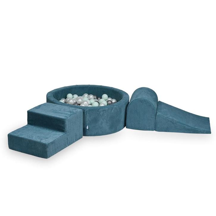 Ballenbak speelset met 3 zachte foamblokken van corduroy..., Kinderen en Baby's, Speelgoed | Educatief en Creatief, Nieuw, Ophalen of Verzenden