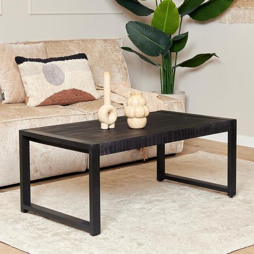 *WOONWINKEL* Starfurn Boaz Black Salontafel Mangohout, Huis en Inrichting, Tafels | Salontafels, Nieuw, Verzenden