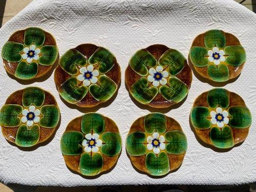 Villeroy & Boch - Bord (8) - Majolica - Fruit- / Kaasplateau, Antiek en Kunst, Kunst | Designobjecten