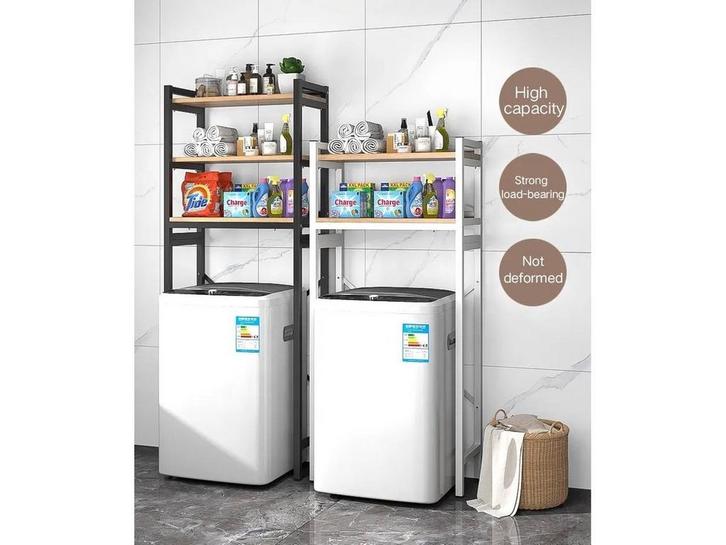 Wasmachine Rek - 3-laags - Robuust - Vochtbestendig - 69 x, Huis en Inrichting, Overige Huis en Inrichting, Nieuw, Verzenden