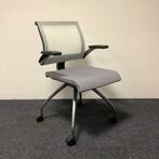 Tweedehands Ahrend 250 verrijdbare vergaderstoel met, Huis en Inrichting, Stoelen, Gebruikt, Zwart, Ophalen of Verzenden, Eén