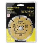 Benson Universele diamantschijf - getand - Ø 125 mm - voo.., Doe-het-zelf en Verbouw, Gereedschap | Slijpmachines, Ophalen of Verzenden