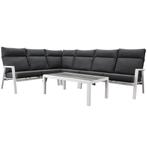 Pacific hoek loungeset 5 delig aluminium wit, Tuin en Terras, Tuinsets en Loungesets, Ophalen of Verzenden, Nieuw, Aluminium