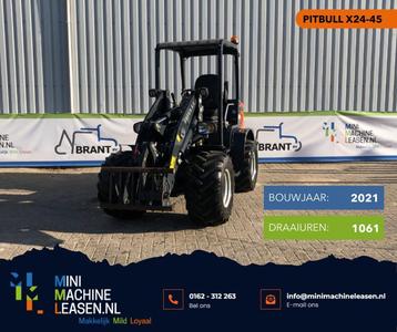 PITBULL X24-45 mini-loader | speedlease vanaf € 199,- p/w beschikbaar voor biedingen