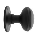 Deurknop 55mm - Rond vast zwart, Ophalen of Verzenden, Nieuw, Koper of Messing, Overige typen