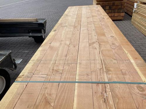 Ca. 77x Douglas balken fijnbezaagd, 100x100mm, lengte 300, Tuin en Terras, Palen, Balken en Planken